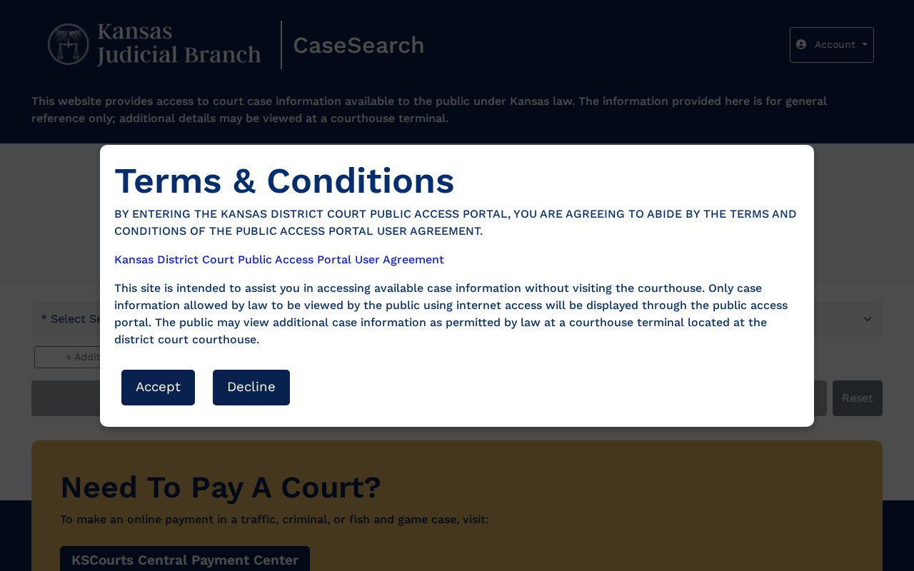 Leavenworth County released inmates Kansas district court search